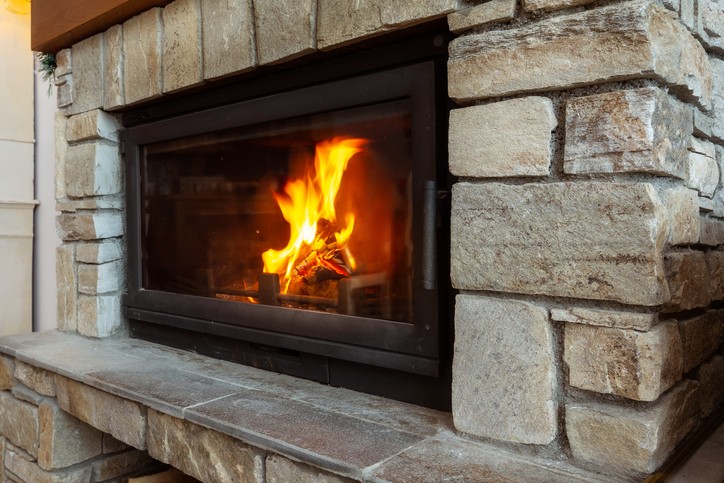 Rustic Stone Fireplaces