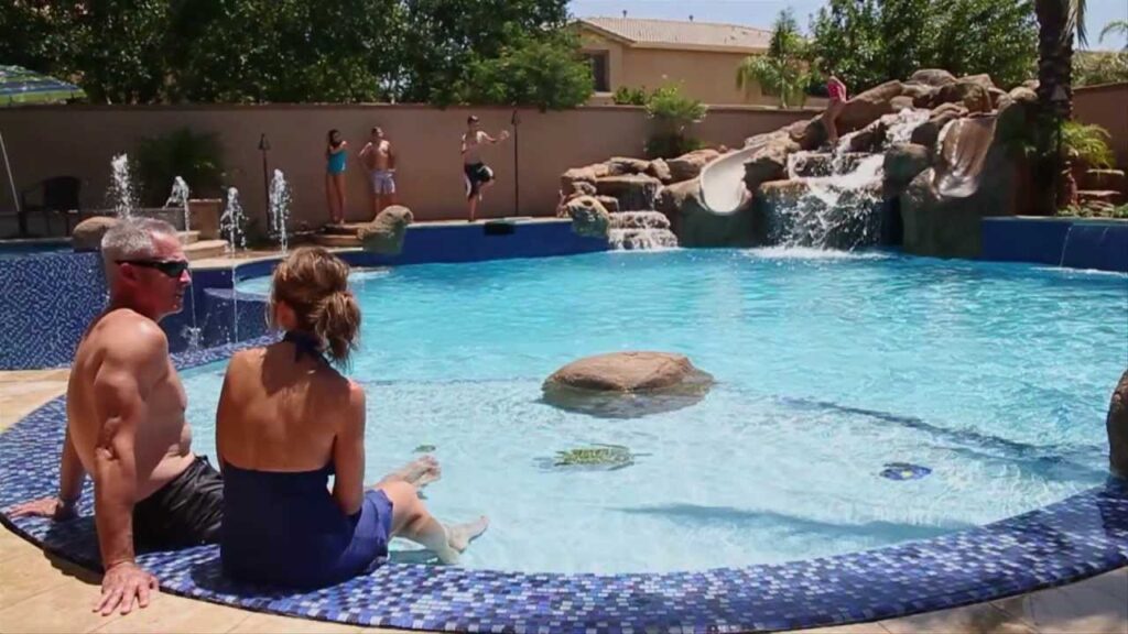 pool landscaping - paramount system