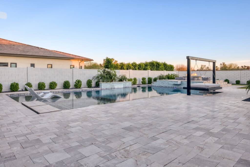 queen creek backyard construction